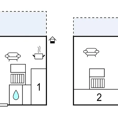 2 Bedroom Awesome In Ferienhaus Nordenbro Vesteregn